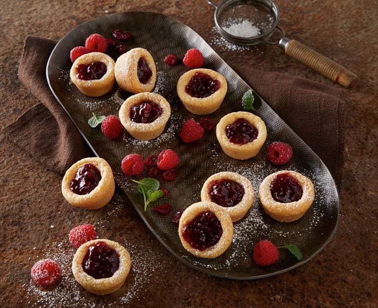 Cranberry Raspberry Cookie Cups slider image 1