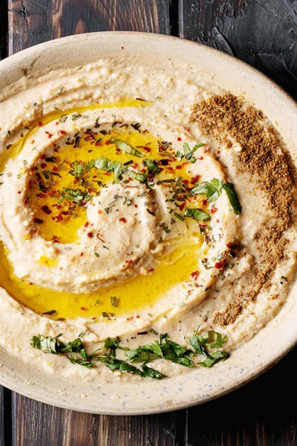 creamy hummus dip