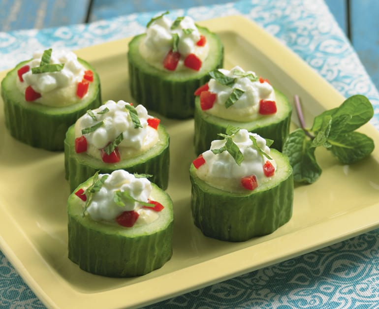 Creamy Cucumber Cups slider image 1