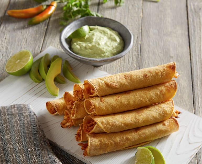 Easy Baked Chicken Taquitos slider image 1