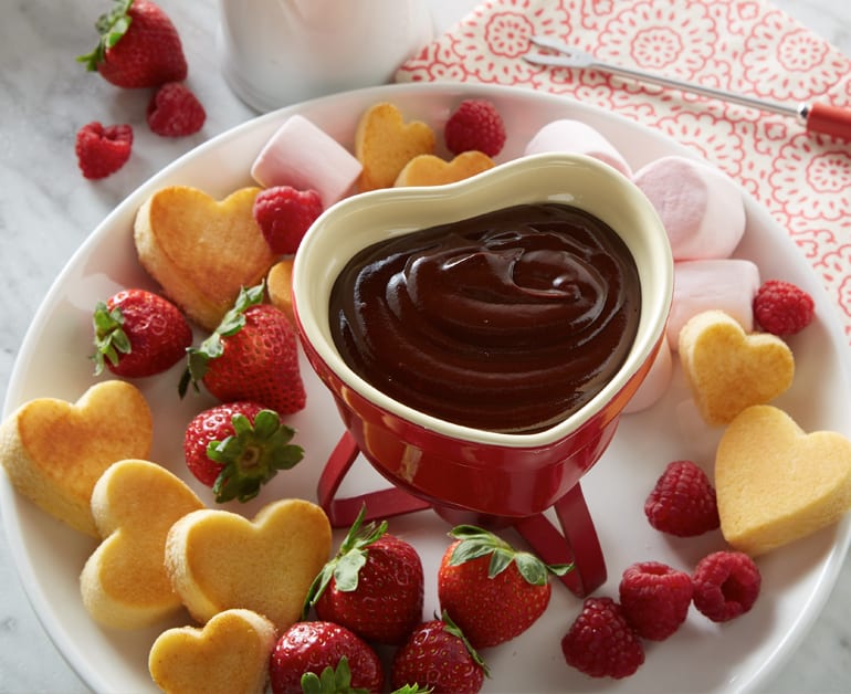 View recommended Easy 3-Ingredient Chocolate Fondue recipe