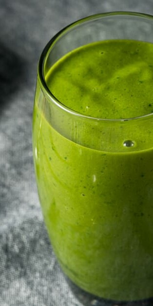 Green matcha smoothie