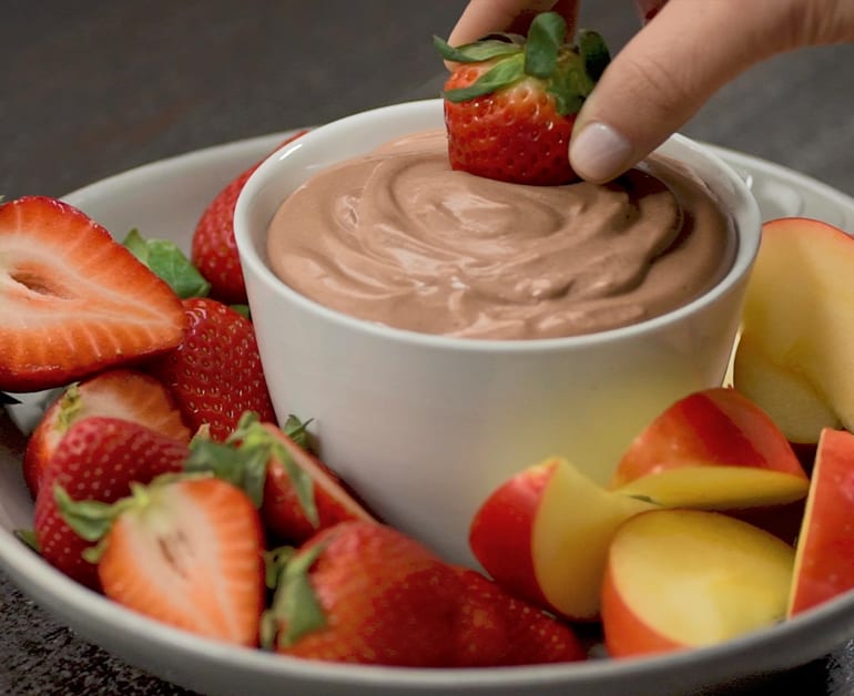 Click to open Healthy Chocolate Dessert Dip recipe