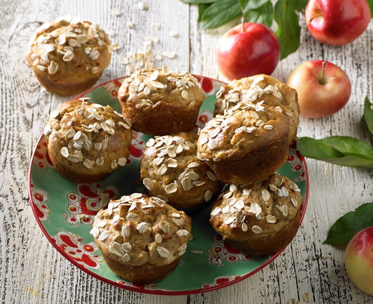 View recommended Hearty Apple Oatmeal Muffins recipe