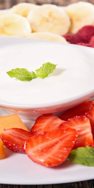 honey lemon fruit dip