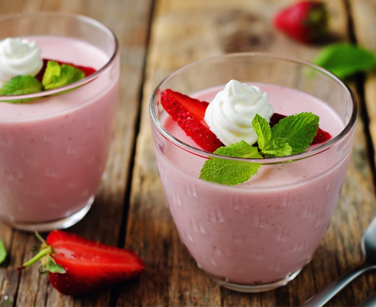 Individual Creamy Strawberry Desserts slider image 1