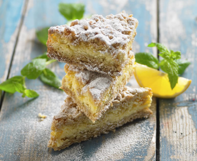 View recommended Lemon Crumble Bars recipe