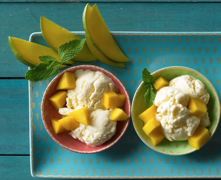 Thumbnail image for Mango Ginger Ice Cream