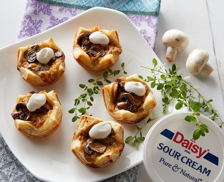 Mushroom and Onion Tarts slider image 1