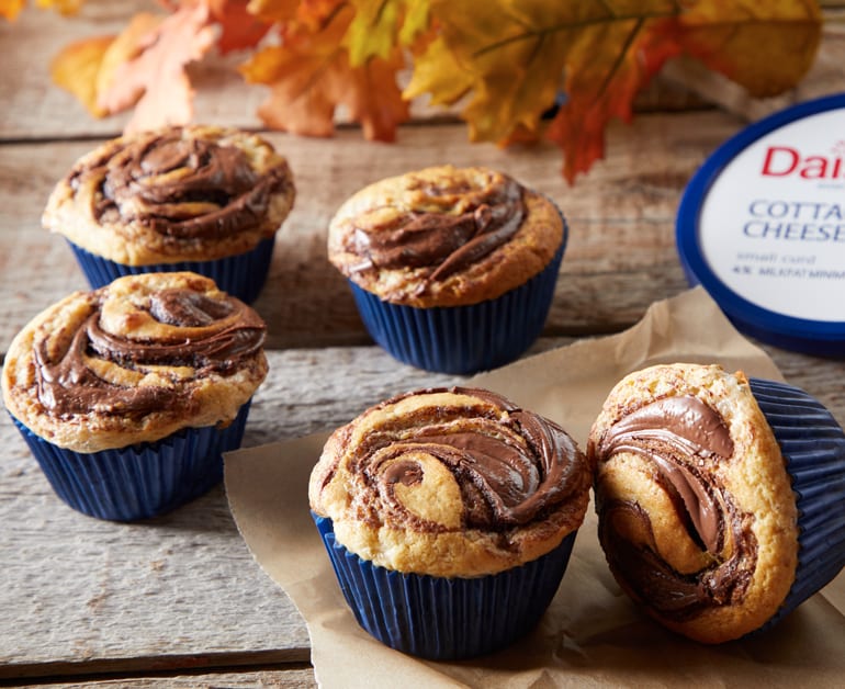 Chocolate Hazelnut Swirl Muffins slider image 