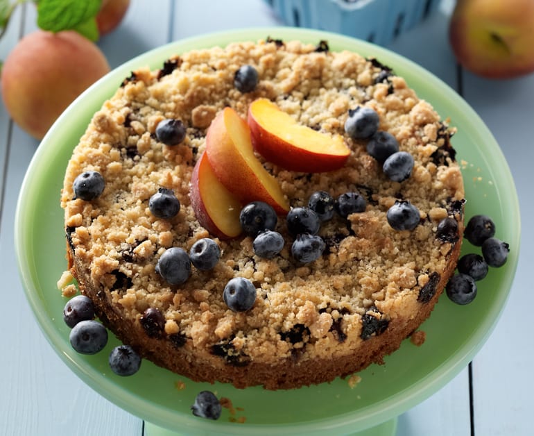 View recommended Peach and Blueberry Crumble recipe