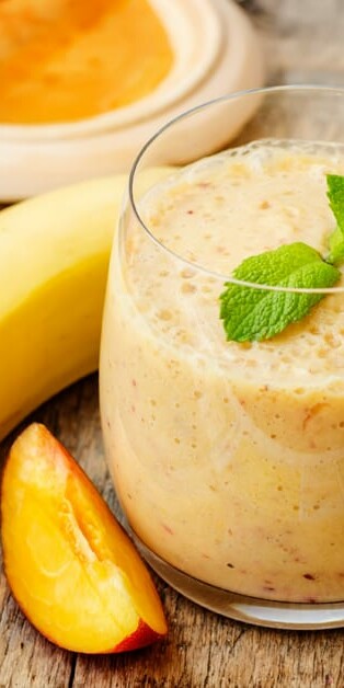 peach banana orange smoothie