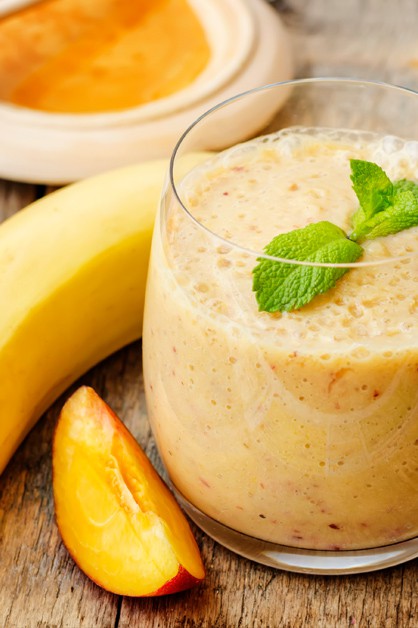 peach banana orange smoothie