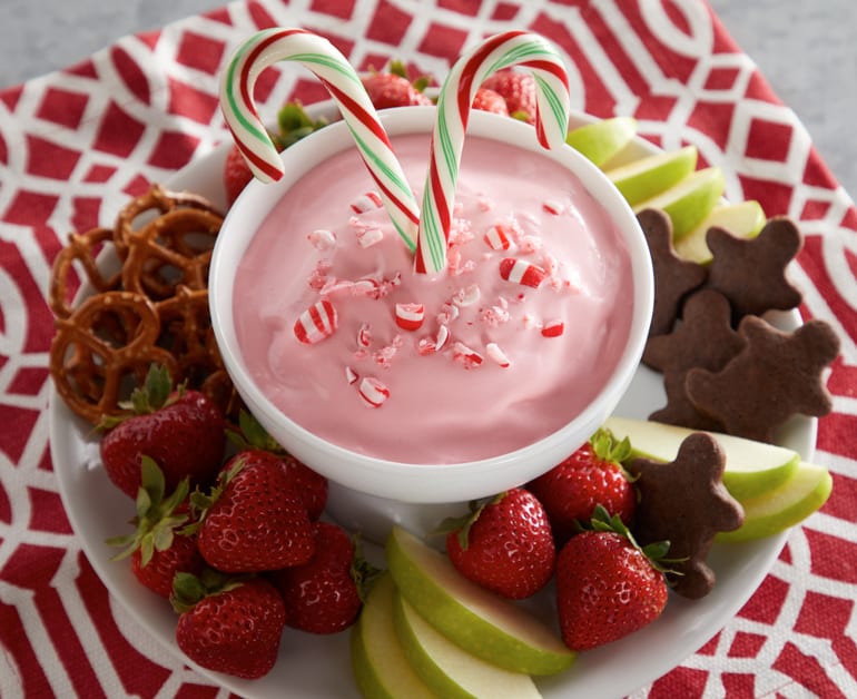 View recommended Peppermint Fluff Dip recipe
