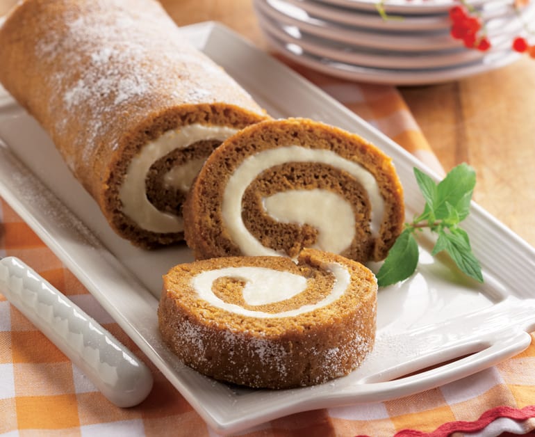 Rollo de Calabaza con Especias Recipe - Daisy Brand