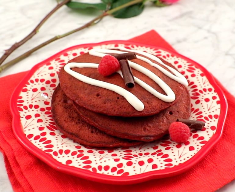 View recommended Red Velvet Pancakes recipe