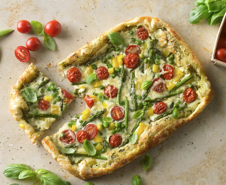 View recommended Rustic Spring Tart recipe