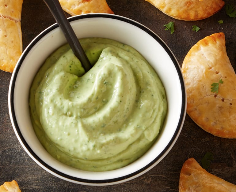 View recommended Savory Avocado Lime Crema Dip recipe