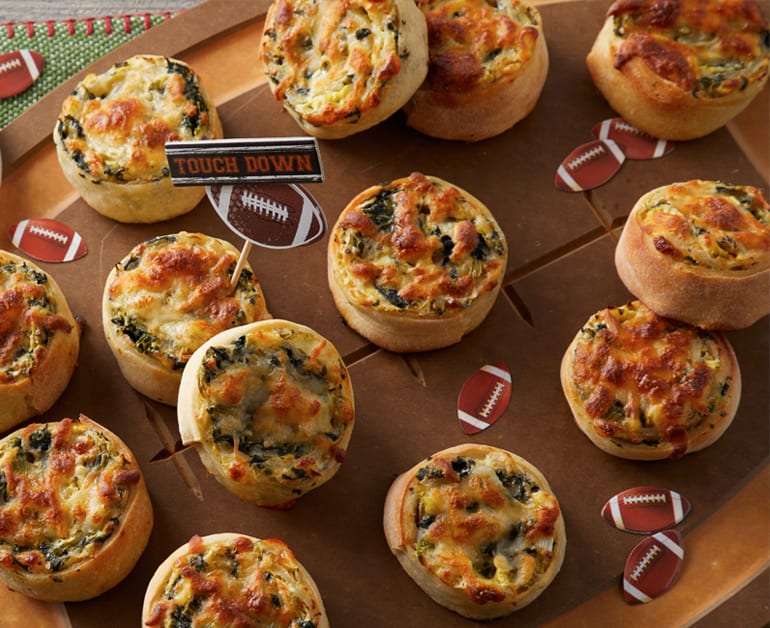 Spinach Artichoke Pinwheels slider image 1