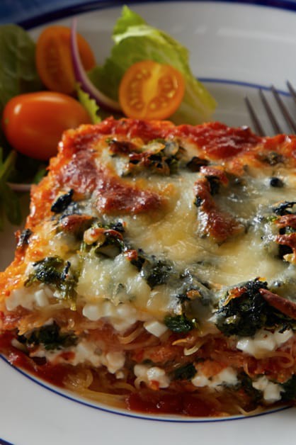 Spinach And Spaghetti Squash Lasagna2 770x628 8527