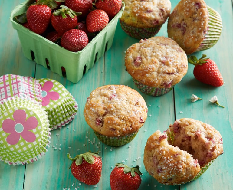 Thumbnail image for Strawberry Cheesecake Muffins