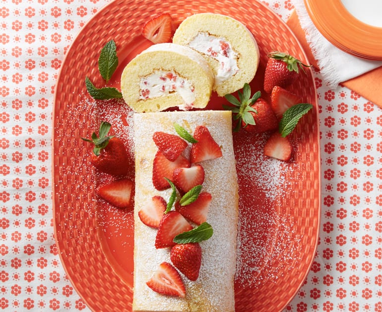 Strawberry and Cream Roll slider image 1