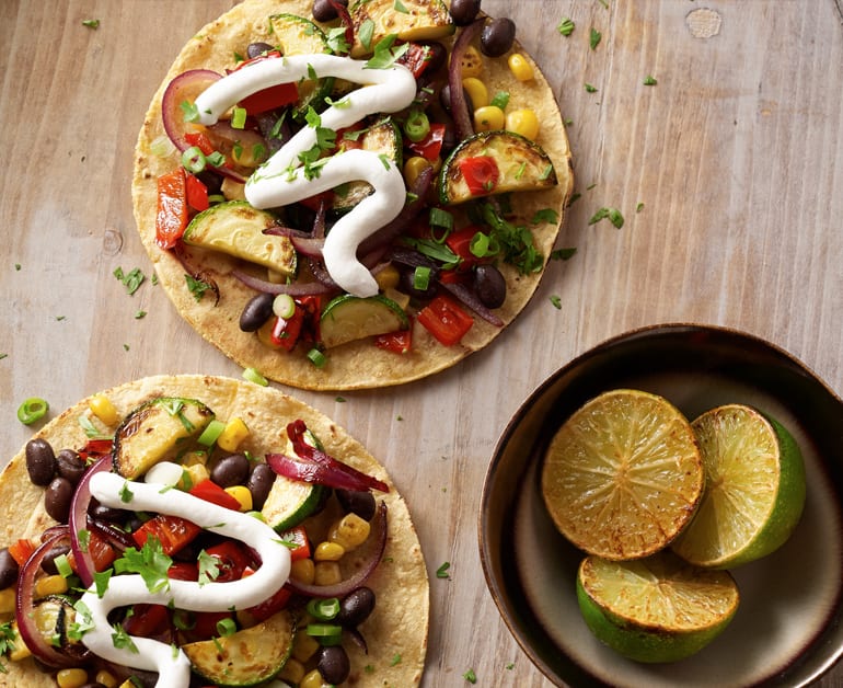 Fajitas de vegetales slider image 1