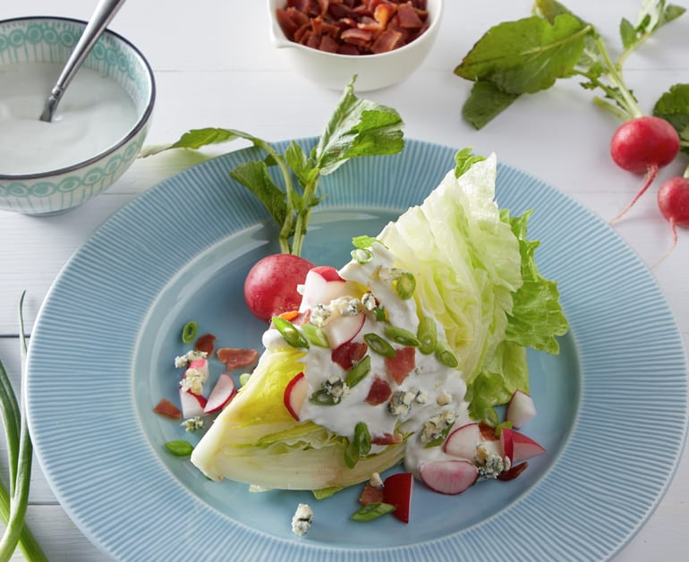 Creamy Wedge Salad on plate