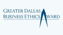 Dallas Business Ethics award logo