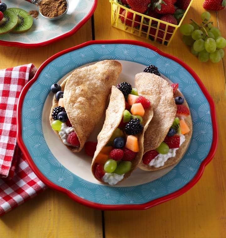 tacos de fruta