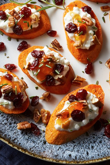 Apricot Rosemary Sweet Potatoes