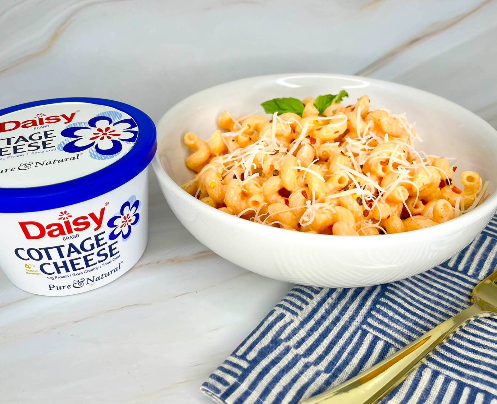 Click to open Easy Cottage Cheese Pasta recipe