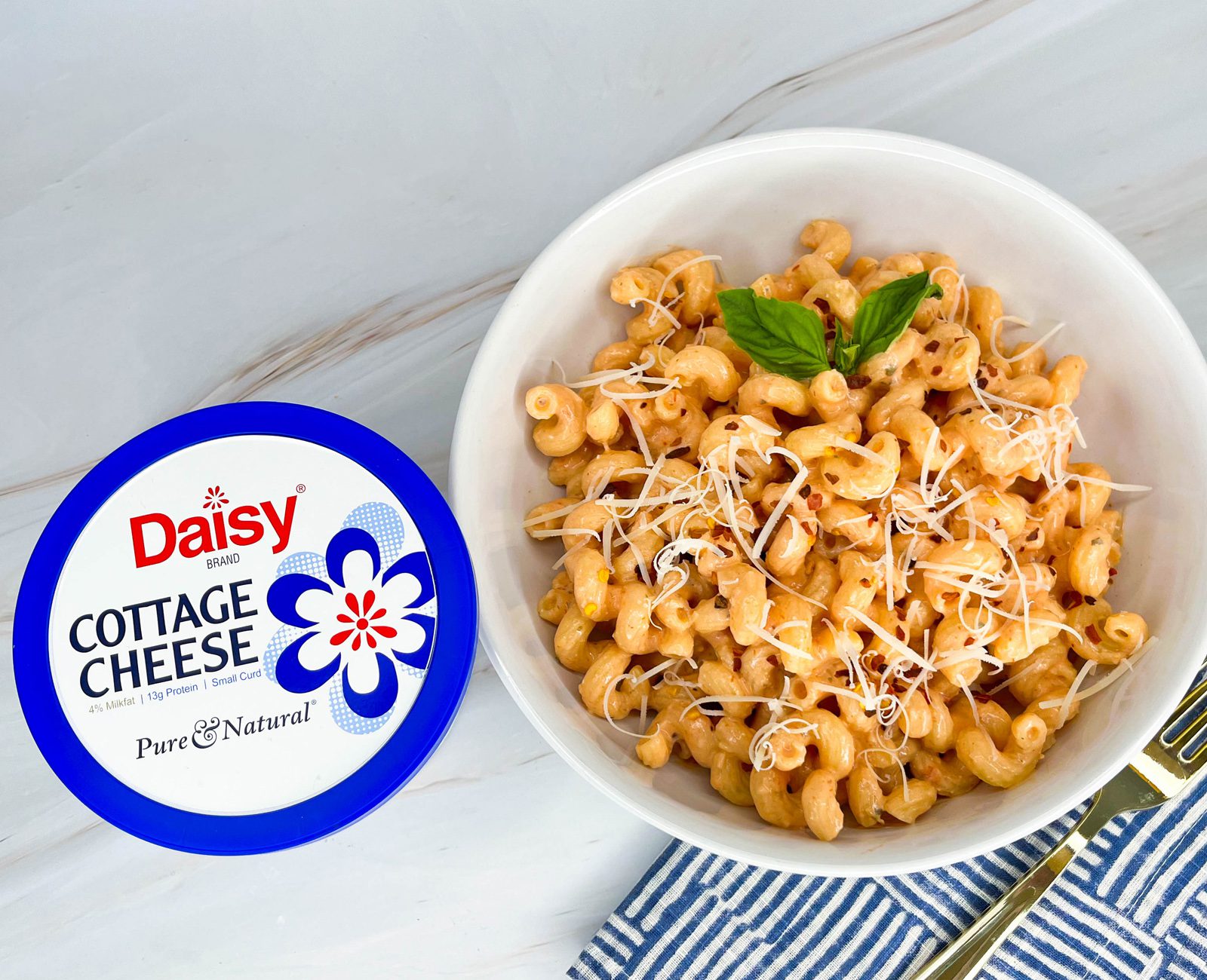 Easy Cottage Cheese Pasta slider image 2