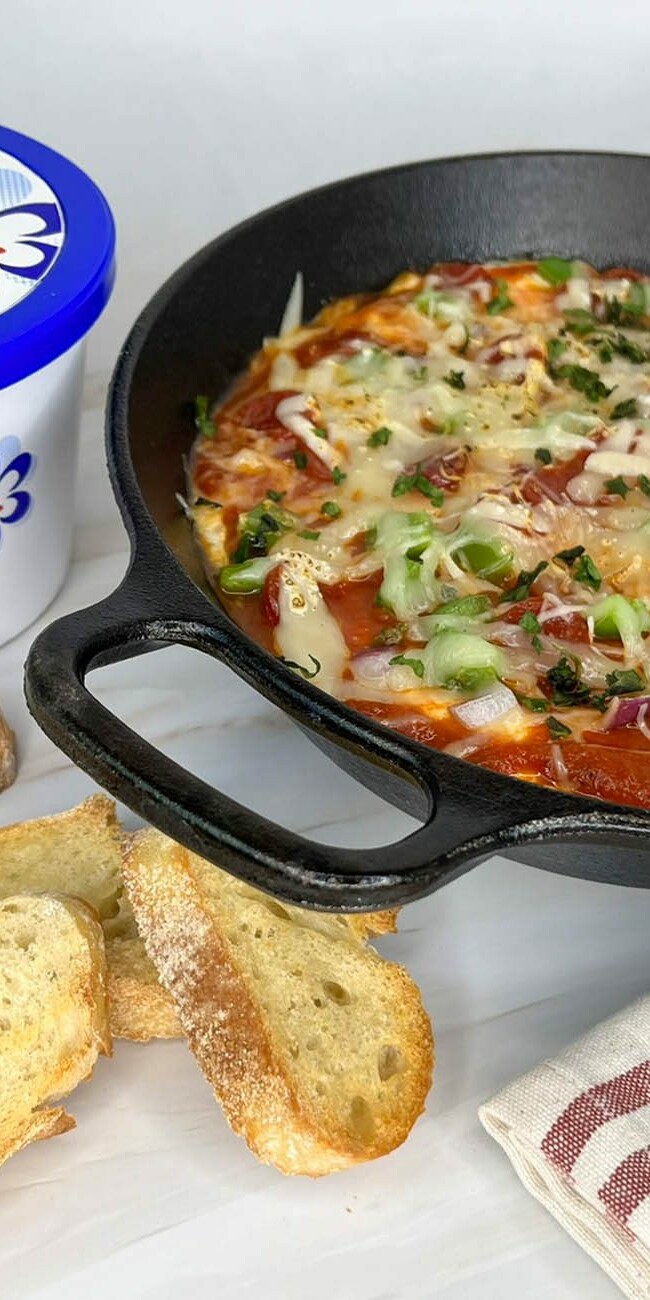 Cottage Cheese Pizza Bowl Beauty3a