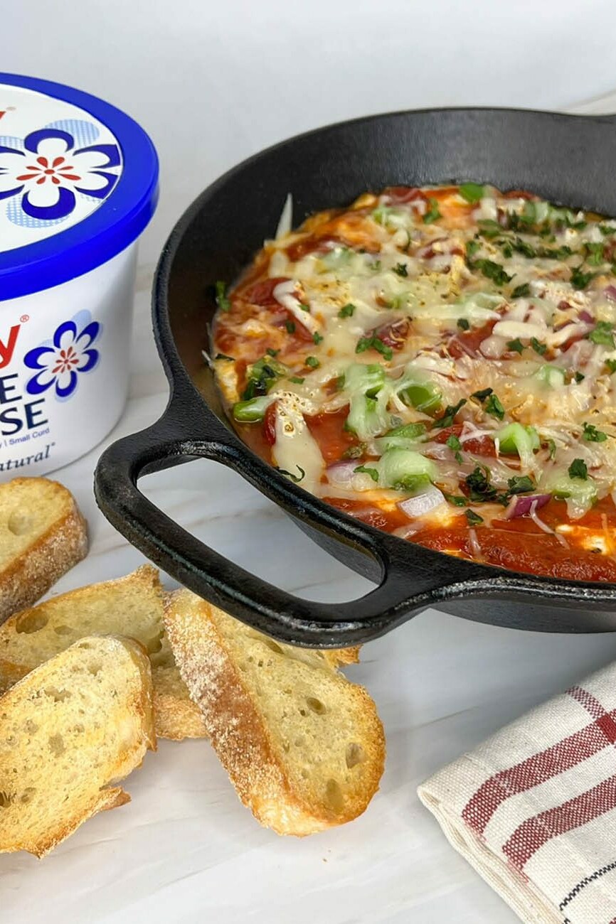 Cottage Cheese Pizza Bowl Beauty3a