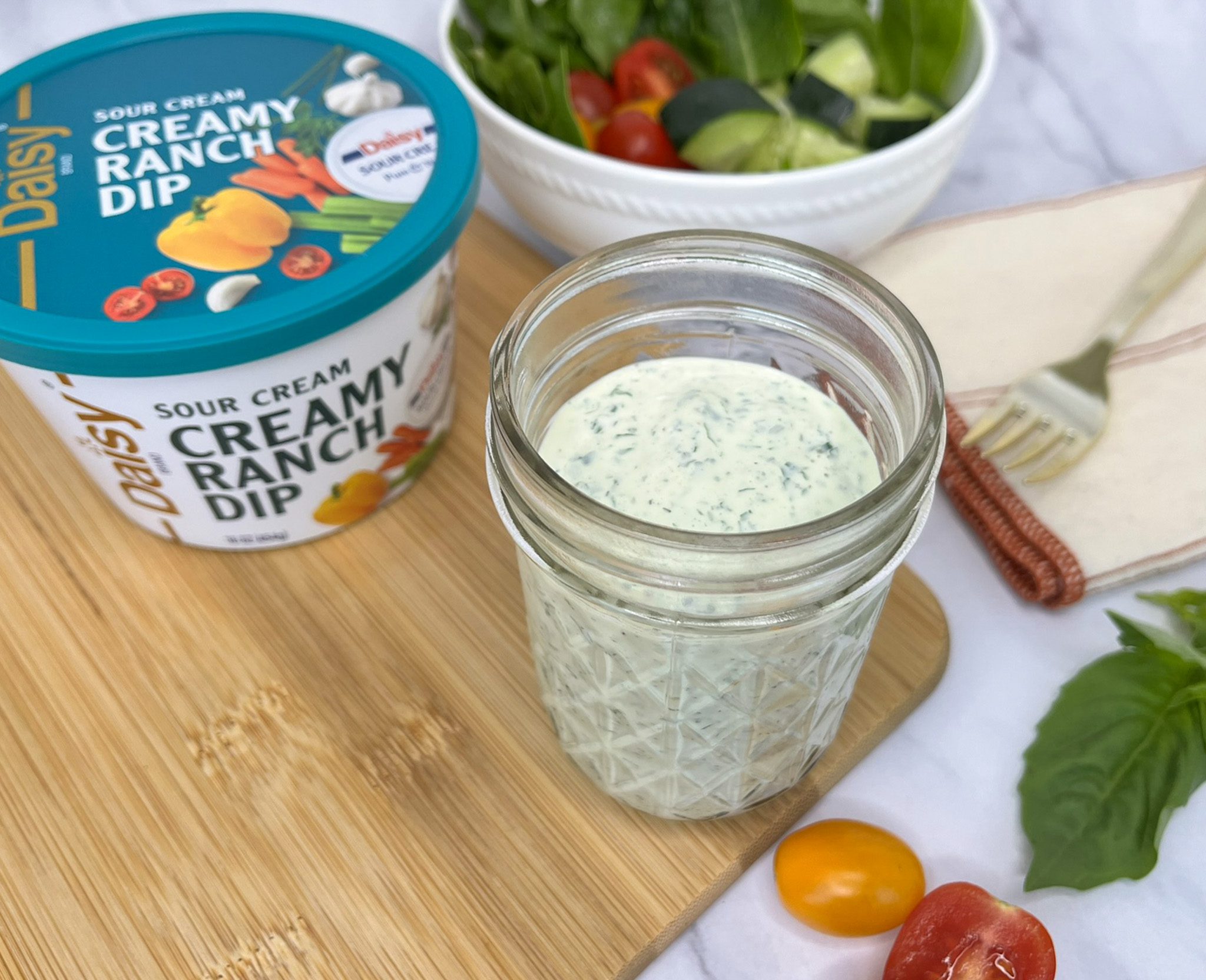 Click to open Simple Green Goddess Salad Dressing recipe