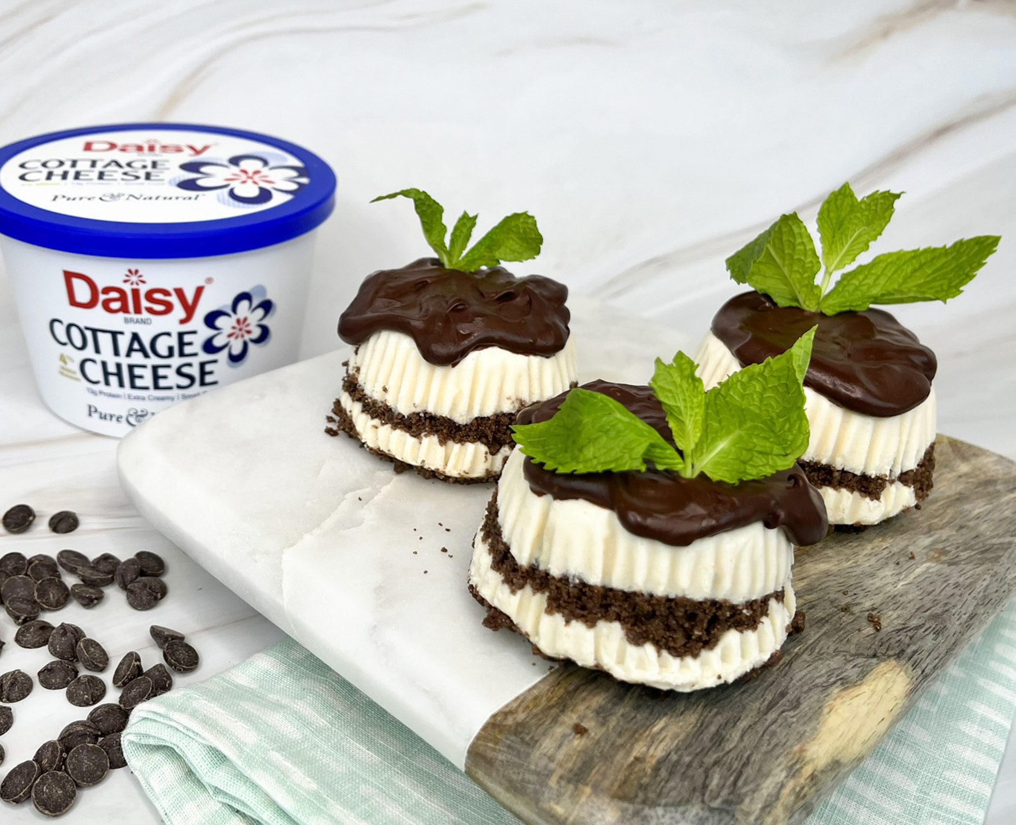 Peanut Butter and Chocolate Mini Ice Cream Pies slider image 3