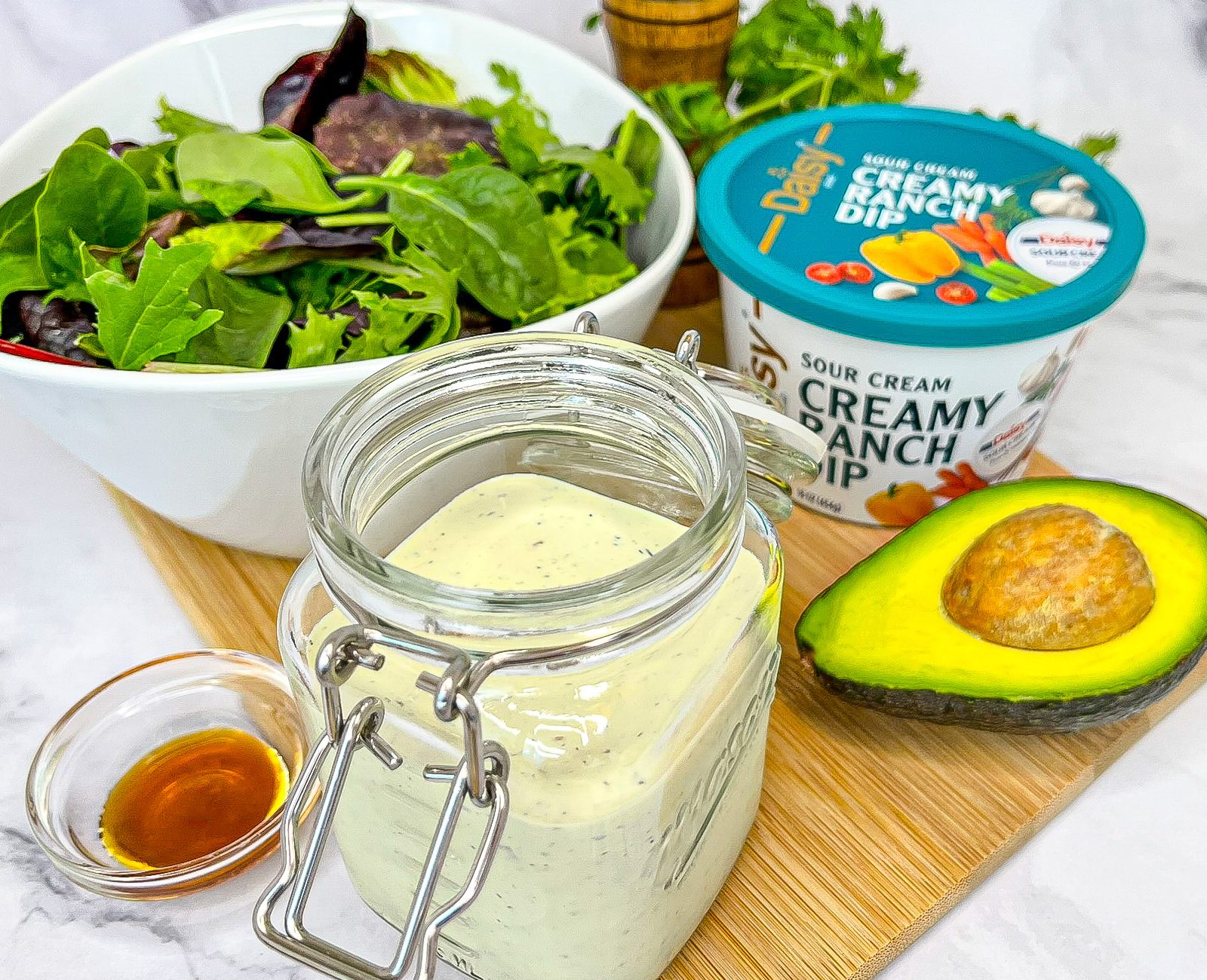Click to open Avocado Ranch Salad Dressing recipe