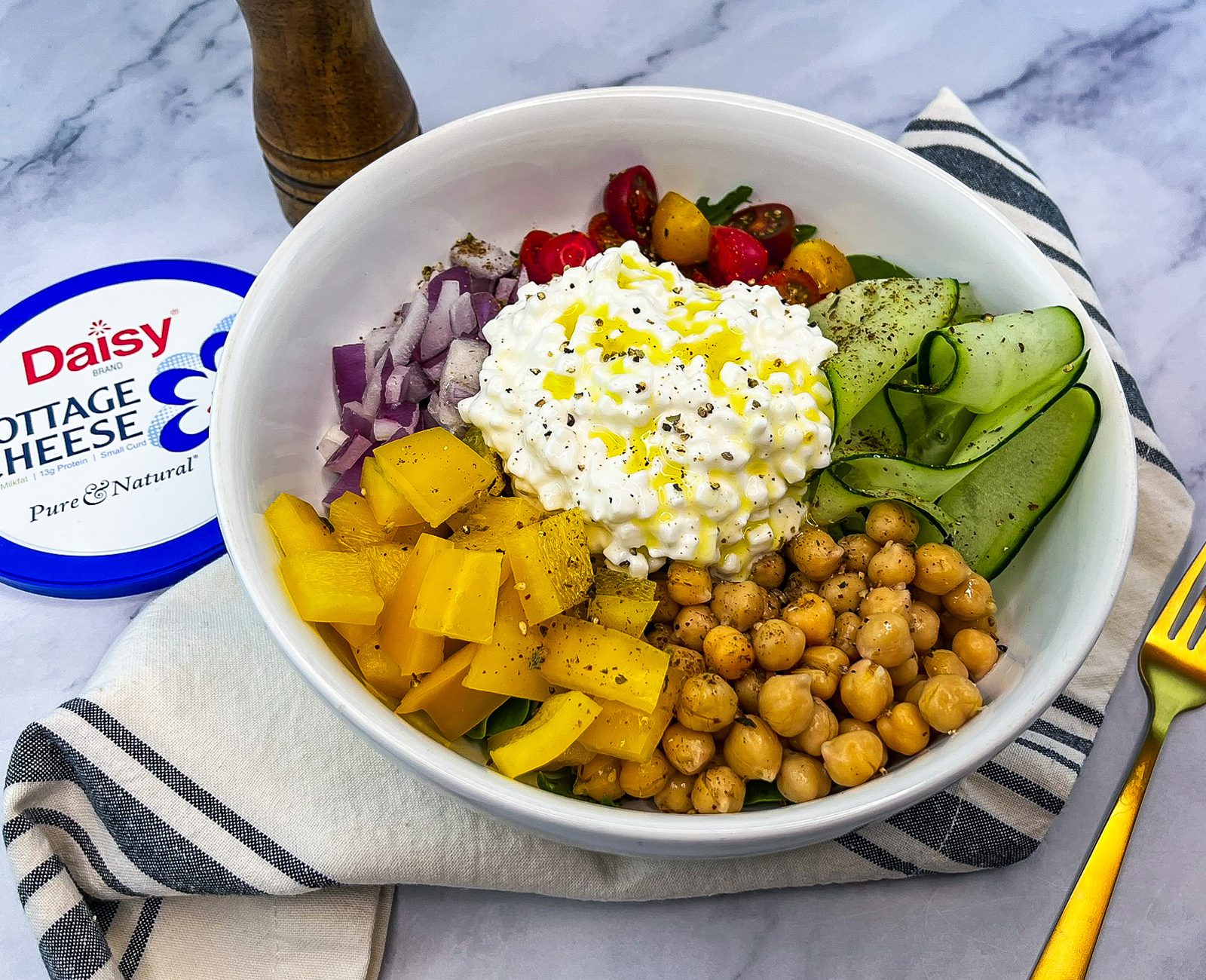 Click to open Cottage Cheese Budda Bowl recipe