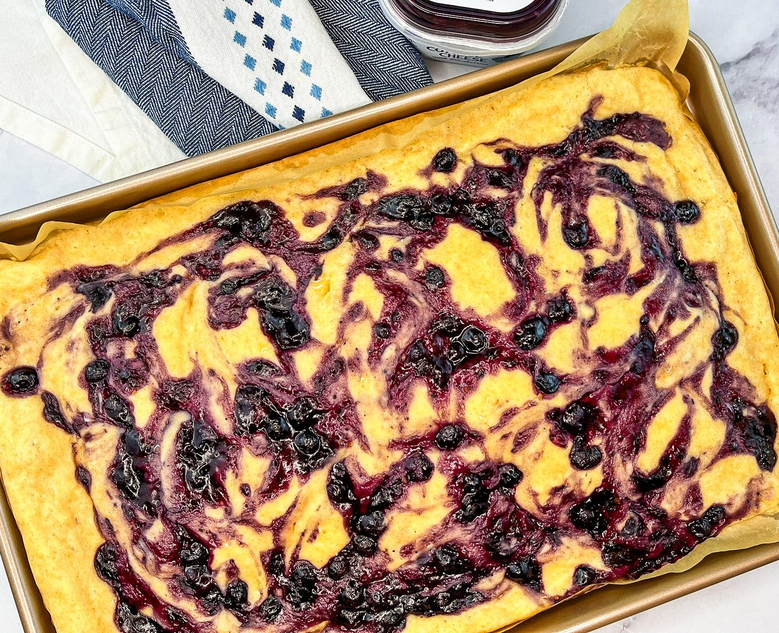 Blueberry Sheet Pan Pancakes slider image 2