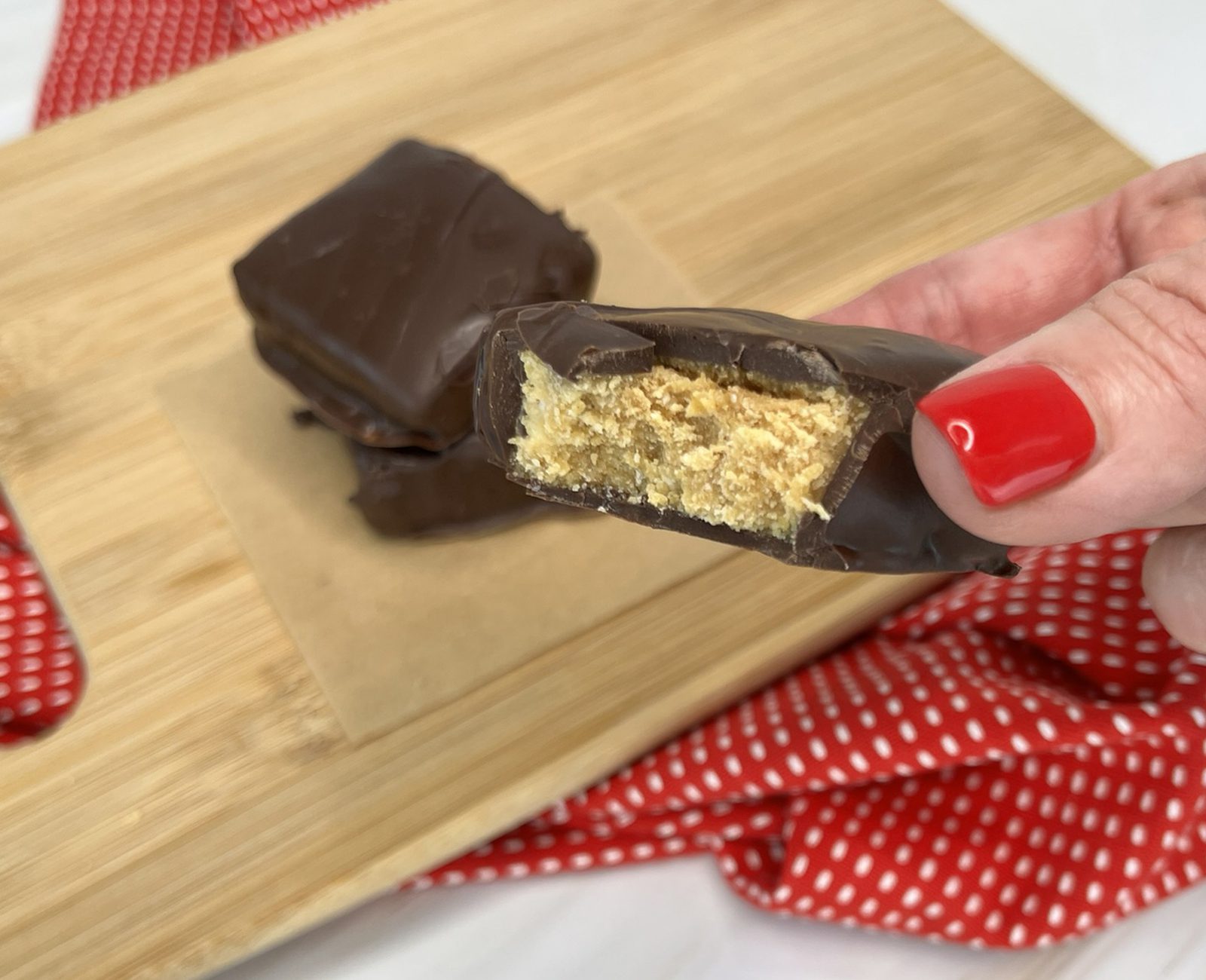 Peanut Butter Chocolate Protein Bars slider image 7