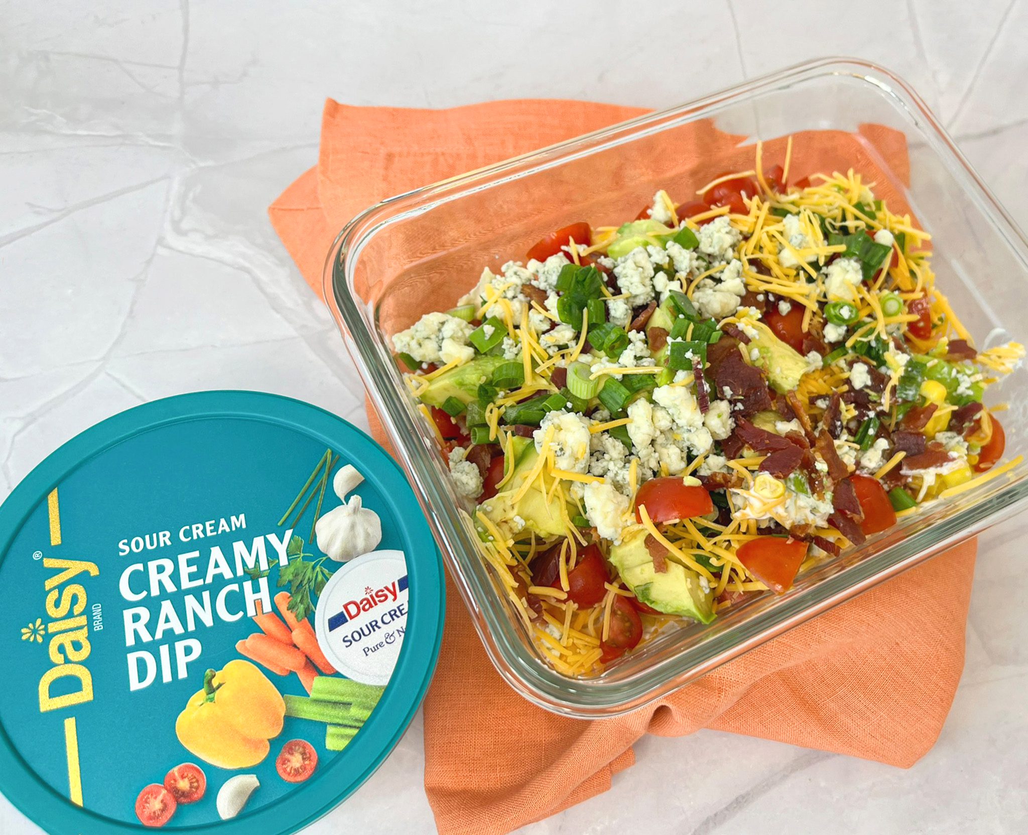 Cobb Salad Layered Dip slider image 3