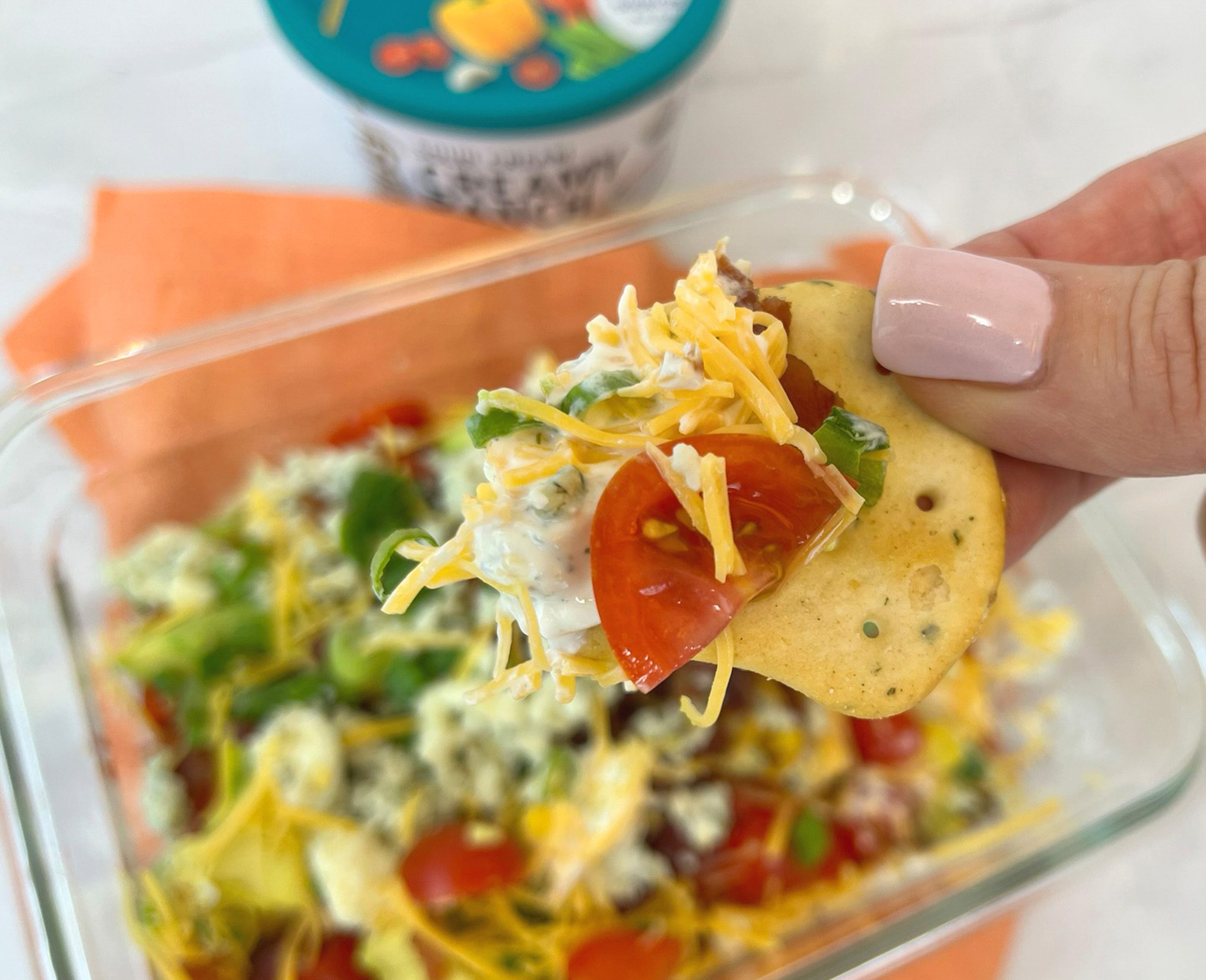 Cobb Salad Layered Dip slider image 4