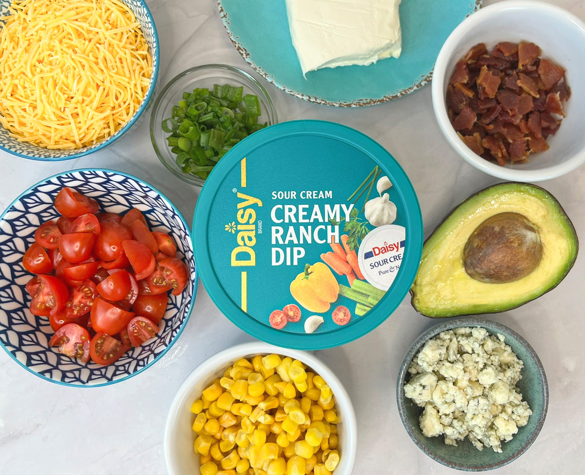 Cobb Salad Layered Dip slider image 2