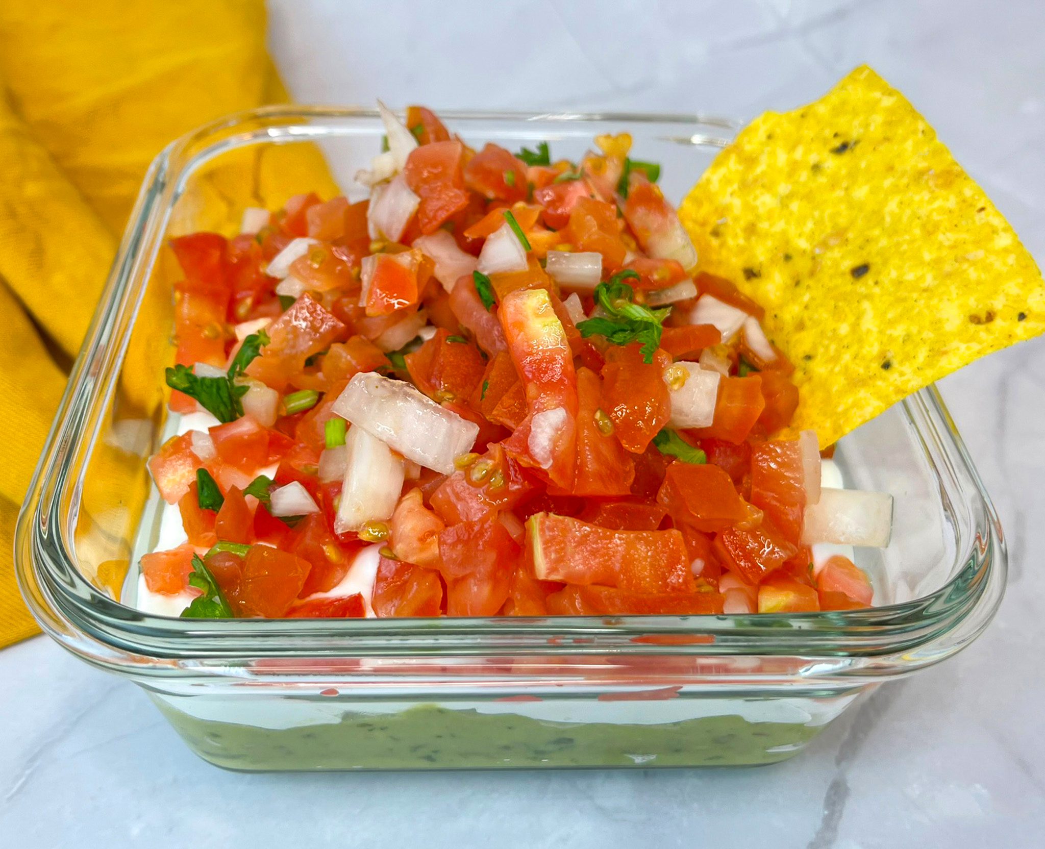 Click to open High-Protein Layered Guacamole Dip recipe