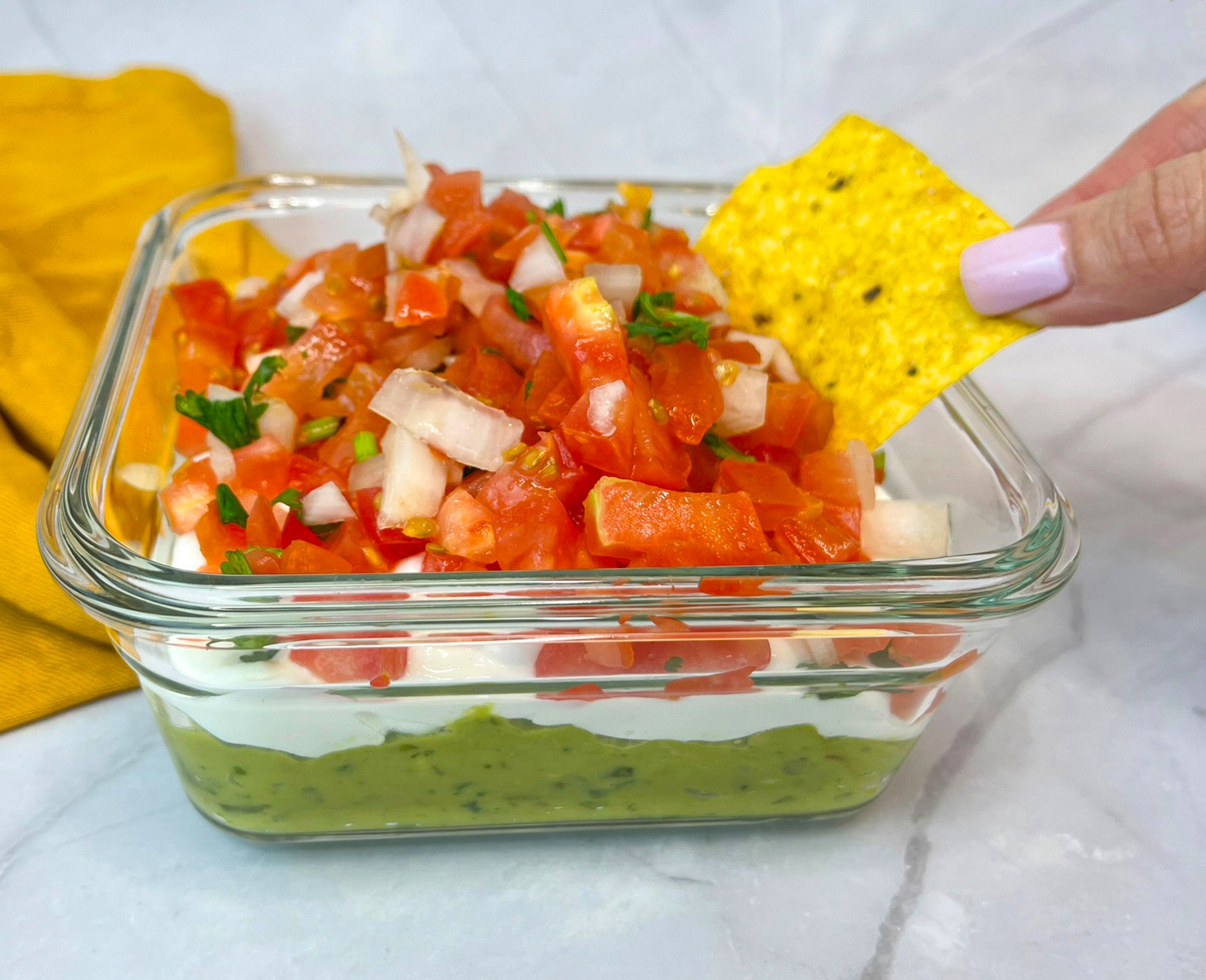 High-Protein Layered Guacamole Dip slider image 3