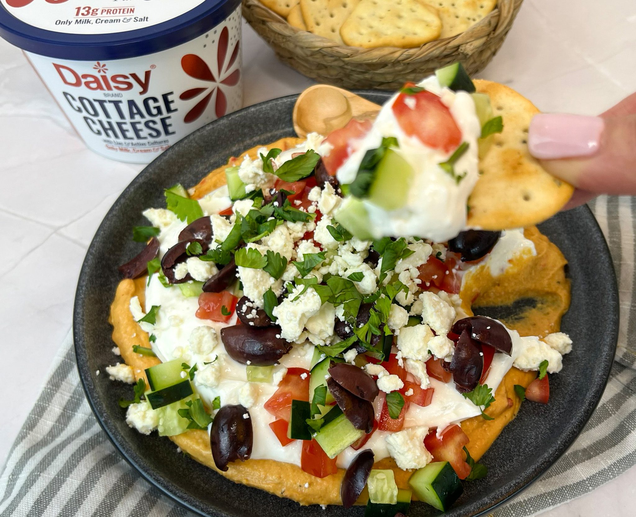 Layered Greek Dip slider image 2
