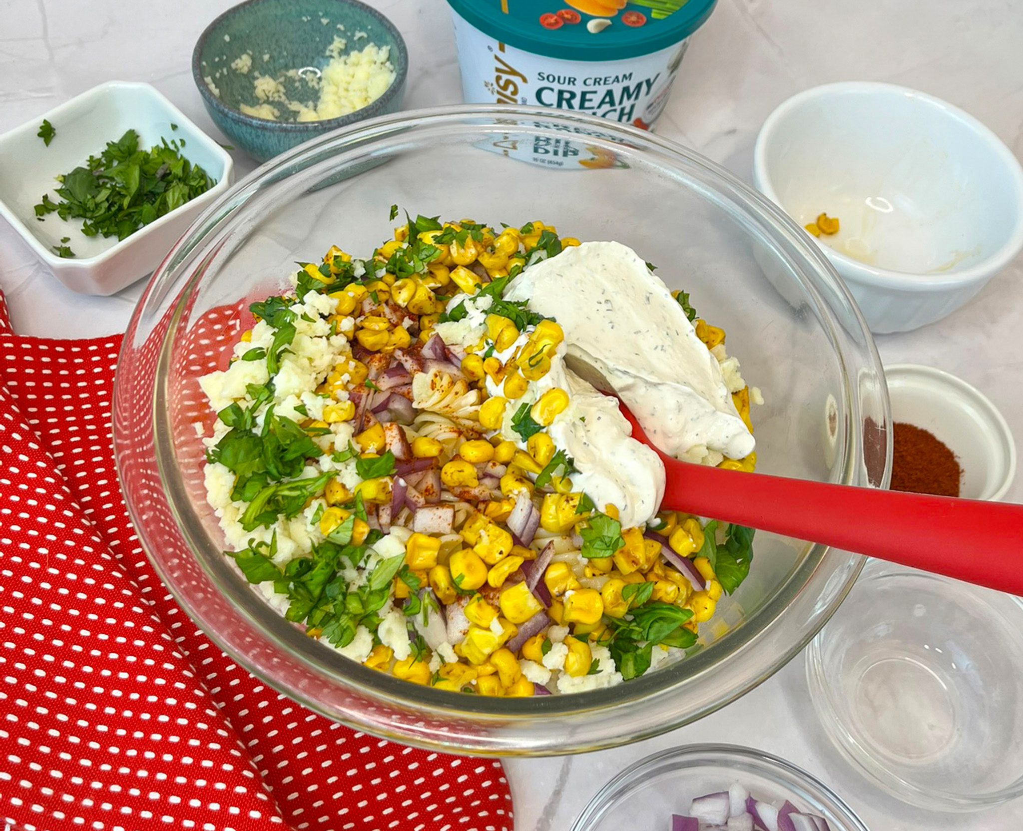 Street Corn Pasta Salad slider image 2