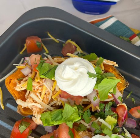 Click to open Loaded Sweet Potato Skins recipe