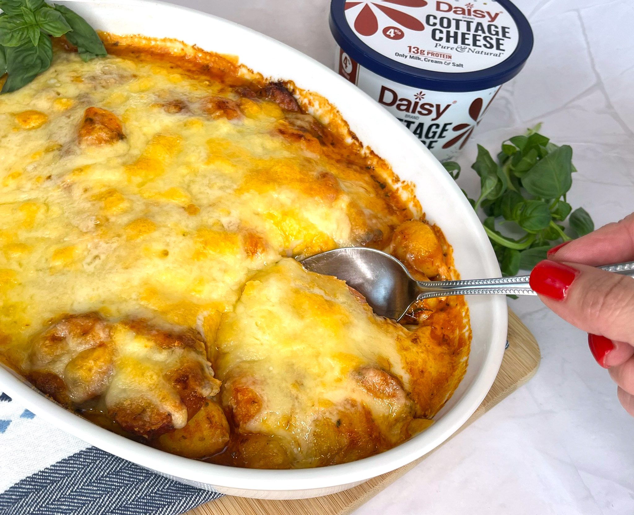 Click to open Cheesy Sausage Gnocchi recipe